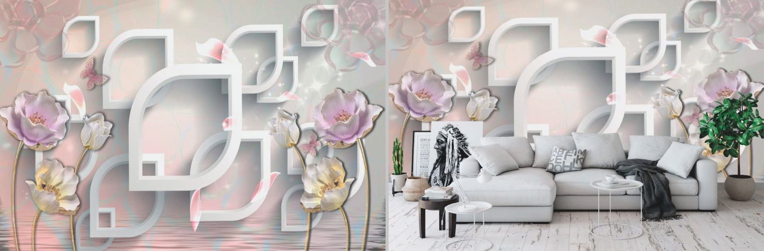 Classic and Modern Murals - 3d
