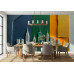 Architectural Prism Skyline - AI Art Wall Mural for Contemporary Interiors Architectural Prism Skyline - AI Art Wall Mural for Contemporary Interiors