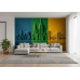Gotham Spectrum Clay - AI Art Wall Mural for Contemporary Interiors Gotham Spectrum Clay - AI Art Wall Mural for Contemporary Interiors