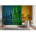 Gotham Spectrum Clay - AI Art Wall Mural for Contemporary Interiors Gotham Spectrum Clay - AI Art Wall Mural for Contemporary Interiors