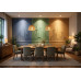 Spotlight Urbanity Relief - AI Art Wall Mural for Contemporary Interiors Spotlight Urbanity Relief - AI Art Wall Mural for Contemporary Interiors