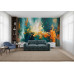 Aurora Impact Northern Lights - Magical AI Wall Mural Aurora Impact Northern Lights - Magical AI Wall Mural