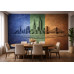 Chromatic Skyline Relief - AI Art Wall Mural for Contemporary Interiors Chromatic Skyline Relief - AI Art Wall Mural for Contemporary Interiors