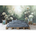 Misty Green Floral - AI Art Wall Mural for Contemporary Interiors Misty Green Floral - AI Art Wall Mural for Contemporary Interiors