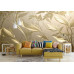 Golden Meadow Whisper - AI Art Wall Mural for Contemporary Interiors Golden Meadow Whisper - AI Art Wall Mural for Contemporary Interiors