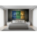 Triad of New York - AI Art Wall Mural for Contemporary Interiors Triad of New York - AI Art Wall Mural for Contemporary Interiors