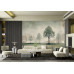 Vintage Landscape with Trees - AI Art Wall Mural for Contemporary Interiors Vintage Landscape with Trees - AI Art Wall Mural for Contemporary Interiors