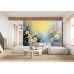 Soft Sunrise Floral Daisy - AI Art Wall Mural for Contemporary Interiors Soft Sunrise Floral Daisy - AI Art Wall Mural for Contemporary Interiors