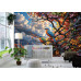 Autumnal Birds - AI Art Wall Mural for Contemporary Interiors Autumnal Birds - AI Art Wall Mural for Contemporary Interiors