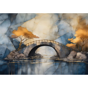 Enigmatic Passage - AI Art Wall Mural for Contemporary Interiors Enigmatic Passage - AI Art Wall Mural for Contemporary Interiors | Wall4Soul