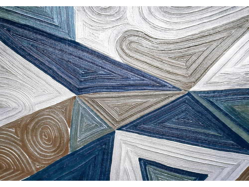 Geometric Harmony Abstract Design - Modern AI Wall Mural Geometric Harmony Abstract Design - Modern AI Wall Mural