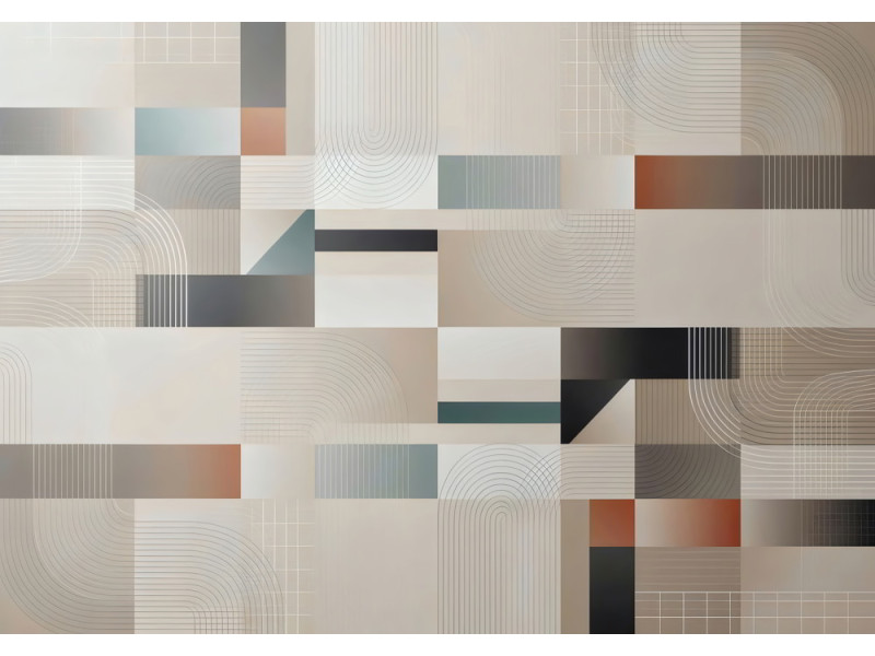 Abstract Nordic Geometry Scandinavian Design - Minimal AI Wall Mural Abstract Nordic Geometry Scandinavian Design - Minimal AI Wall Mural