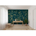 Royal Indigo - Ornamental Garden - AI Art Wall Mural for Contemporary Interiors Royal Indigo - Ornamental Garden - AI Art Wall Mural for Contemporary Interiors