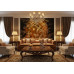 Golden Amber - Ornamental Garden - AI Art Wall Mural for Contemporary Interiors Golden Amber - Ornamental Garden - AI Art Wall Mural for Contemporary Interiors