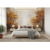 Autumn Glow Relief - AI Art Wall Mural for Contemporary Interiors Autumn Glow Relief - AI Art Wall Mural for Contemporary Interiors