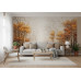 Autumn Glow Relief - AI Art Wall Mural for Contemporary Interiors Autumn Glow Relief - AI Art Wall Mural for Contemporary Interiors