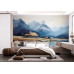 Tranquil Reflections Mountain - AI Art Wall Mural for Contemporary Interiors Tranquil Reflections Mountain - AI Art Wall Mural for Contemporary Interiors