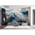 Abstract Ocean - AI Art Wall Mural for Contemporary Interiors