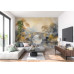Stone Bridge Over Tranquil River Mural - AI Art Wall Mural for Contemporary Interiors Stone Bridge Over Tranquil River Mural - AI Art Wall Mural for Contemporary Interiors
