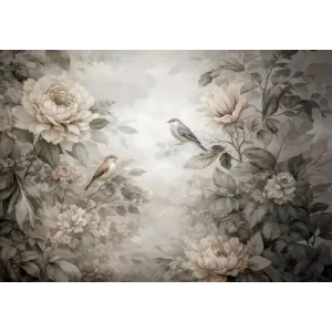Vintage Birds & Peonies Vintage Birds & Peonies | Wall4Soul