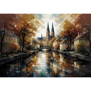 Autumn Cathedral Canal | Wall4Soul