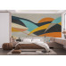 Geometric Serenade Pattern Design - Elegant AI Wall Mural