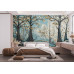 Serene Forest - AI Art Wall Mural for Contemporary Interiors Serene Forest - AI Art Wall Mural for Contemporary Interiors