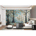 Serene Forest - AI Art Wall Mural for Contemporary Interiors Serene Forest - AI Art Wall Mural for Contemporary Interiors