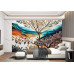 Ethereal Landscape - AI Art Wall Mural for Contemporary Interiors Ethereal Landscape - AI Art Wall Mural for Contemporary Interiors