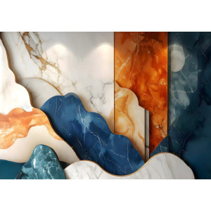 Elysian Veins Heavenly Patterns - Ethereal AI Wall Mural Elysian Veins Heavenly Patterns - Ethereal AI Wall Mural