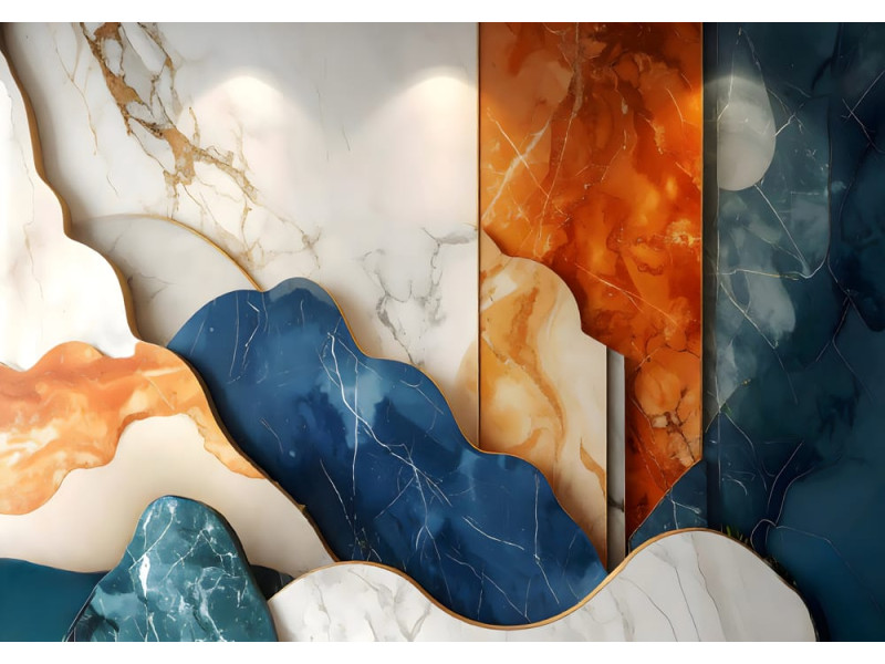 Elysian Veins Heavenly Patterns - Ethereal AI Wall Mural Elysian Veins Heavenly Patterns - Ethereal AI Wall Mural