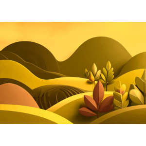 Golden Horizon - AI Art Wall Mural for Contemporary Interiors Golden Horizon - AI Art Wall Mural for Contemporary Interiors | Wall4Soul