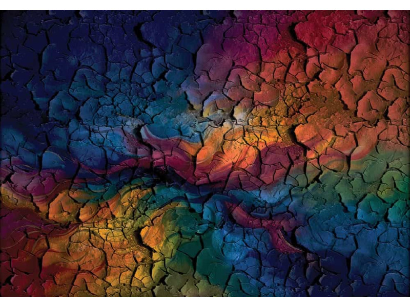 Crimson Tides - AI Art Wall Mural for Contemporary Interiors Crimson Tides - AI Art Wall Mural for Contemporary Interiors