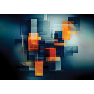 Quantum Intersections Science Art - Futuristic AI Wall Mural Quantum Intersections Science Art - Futuristic AI Wall Mural
