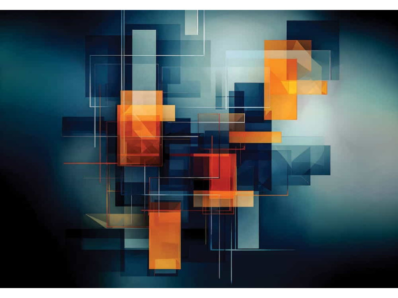 Quantum Intersections Science Art - Futuristic AI Wall Mural Quantum Intersections Science Art - Futuristic AI Wall Mural