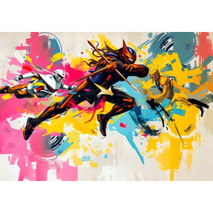 Speed of Light Dynamic Effect - Energy AI Wall Mural Speed of Light Dynamic Effect - Energy AI Wall Mural