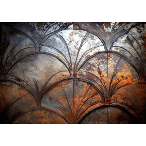 Rustic Elegance - AI Art Wall Mural for Contemporary Interiors | Wall4Soul