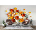 Harvest Bloom - AI Art Wall Mural for Contemporary Interiors