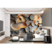 Whispering Wood Forest Scene - Nature AI Wall Mural
