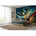 Cosmic Cloudburst Star Rain - Celestial AI Wall Mural Cosmic Cloudburst Star Rain - Celestial AI Wall Mural