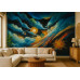 Cosmic Cloudburst Star Rain - Celestial AI Wall Mural Cosmic Cloudburst Star Rain - Celestial AI Wall Mural