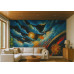 Cosmic Cloudburst Star Rain - Celestial AI Wall Mural Cosmic Cloudburst Star Rain - Celestial AI Wall Mural