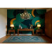The Emerald Moon Mandala Mystical Design - Spiritual AI Wall Mural The Emerald Moon Mandala Mystical Design - Spiritual AI Wall Mural