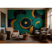 The Emerald Moon Mandala Mystical Design - Spiritual AI Wall Mural The Emerald Moon Mandala Mystical Design - Spiritual AI Wall Mural