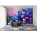 Twilight Bloom - AI Art Wall Mural for Contemporary Interiors Twilight Bloom - AI Art Wall Mural for Contemporary Interiors