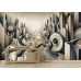 Veins of the Earth - AI Art Wall Mural for Contemporary Interiors Veins of the Earth - AI Art Wall Mural for Contemporary Interiors