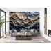 Coastal Rhythm - AI Art Wall Mural for Contemporary Interiors