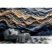 Coastal Rhythm - AI Art Wall Mural for Contemporary Interiors