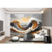 Ocean's Embrace - AI Art Wall Mural for Contemporary Interiors Ocean's Embrace - AI Art Wall Mural for Contemporary Interiors