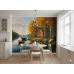 Swedish Autumn Retreat - AI Art Wall Mural for Contemporary Interiors Swedish Autumn Retreat - AI Art Wall Mural for Contemporary Interiors